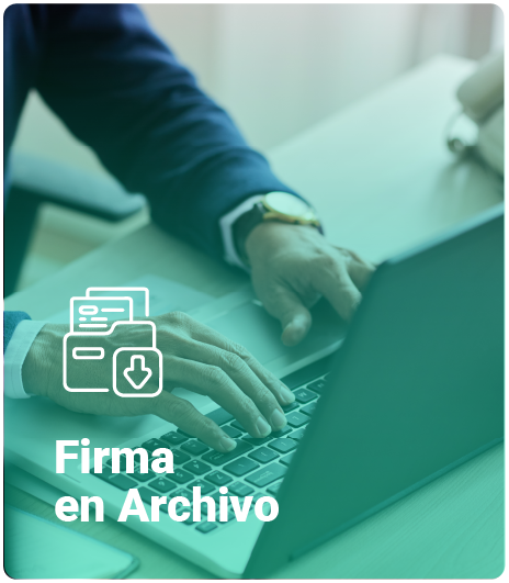 Firma en archivo